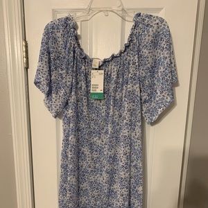 Off-the-shoulder Midi Dress